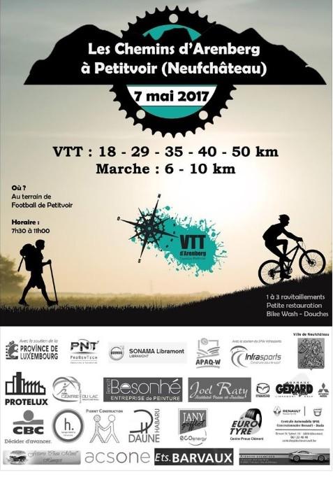 Vtt marche a petivoir le 70522