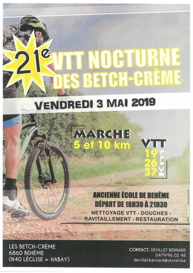 Vtt marche nocturne a beheme leglise le 30521