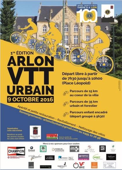 Vtt urbain arlon le 9102017